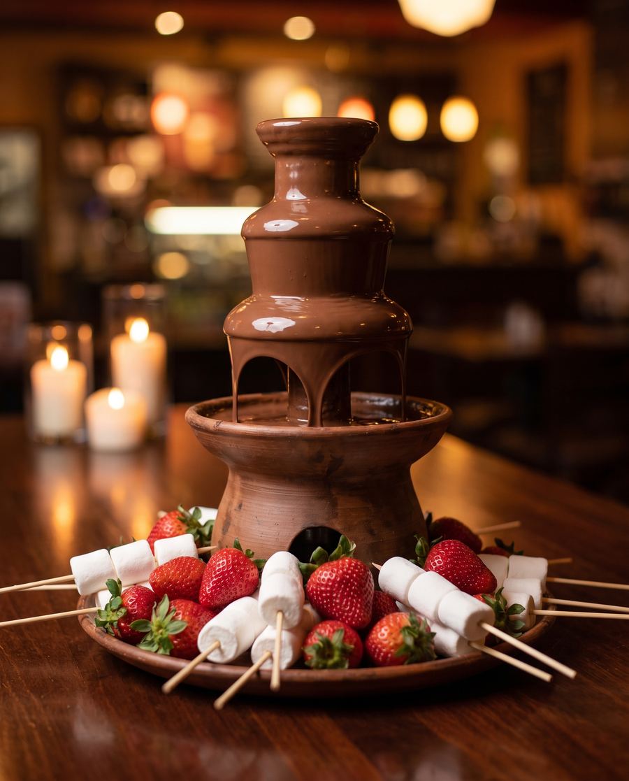 Fuente de chocolate