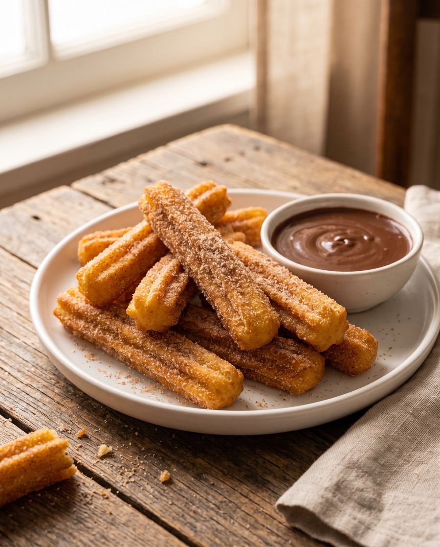 Churros crujientes