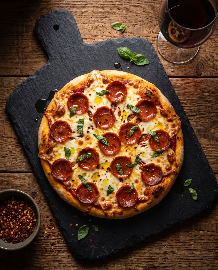 Pizza redonda personal